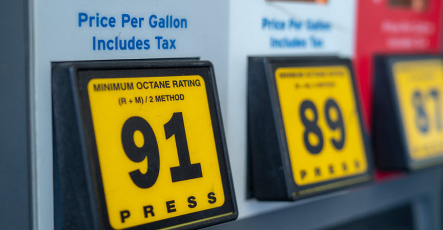 91+ Octane Fuel