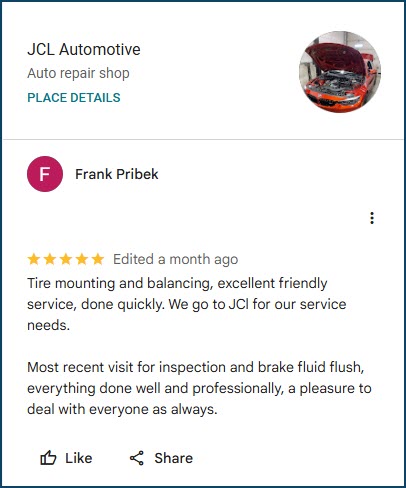 JCL Automotive Brake Review