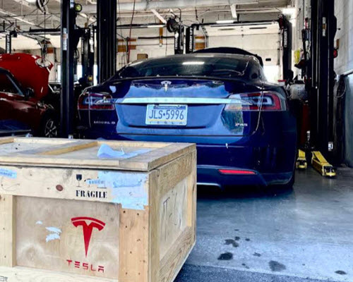 Tesla Repair In Our Garage
