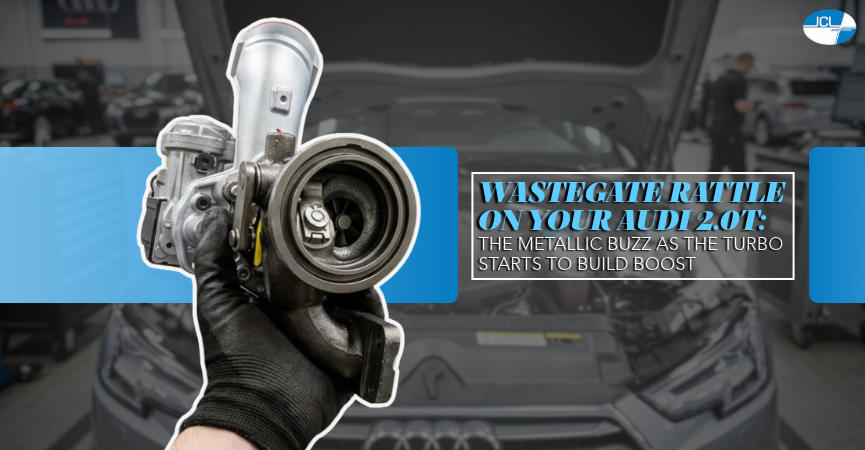 Wastegate Rattle on Your Audi 2.0T: The Metallic Buzz as the Turbo Starts to Build Boost