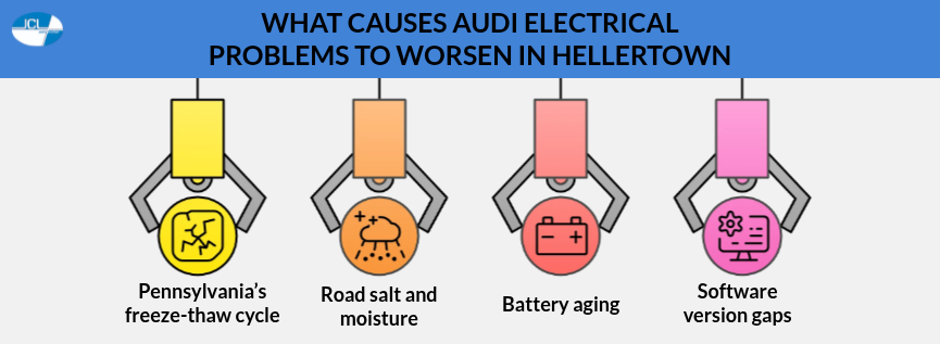 What Causes Audi Electrical Problems to Worsen in Hellertown